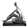 SILVER LADY SITTING 30X32CM