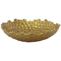 HONEY BOWL ROUGH GOLD 42X42X11CM