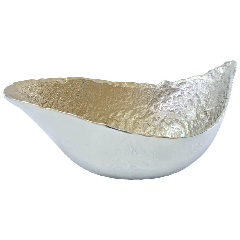 CURVED TWO TONE BOWL 14X38X20CM