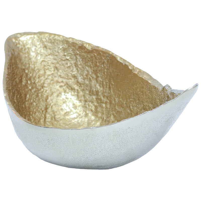 CURVED TWO TONE BOWL 14X38X20CM