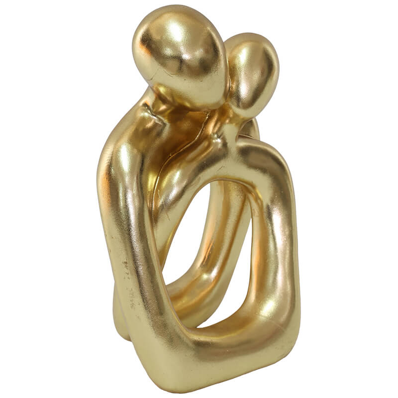 GOLD COUPLE 36X15X22CM