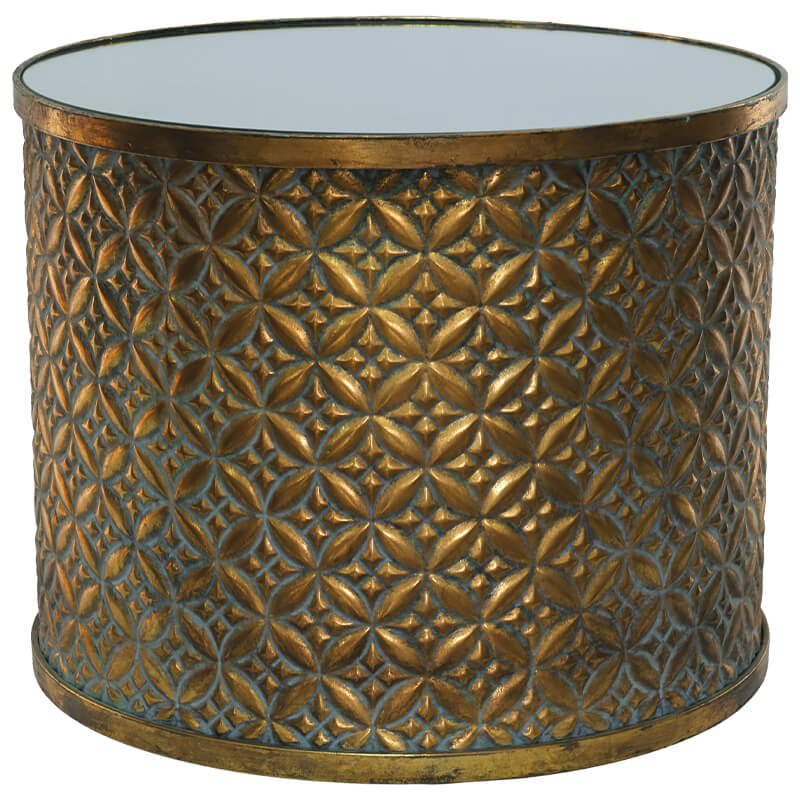 MELO TABLE WITH MIRROR TOP 41X51CM
