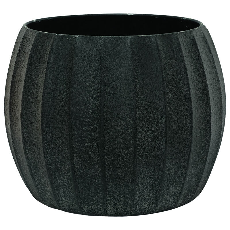 HARU BLACK TABLE/PLANTER 42X57CM