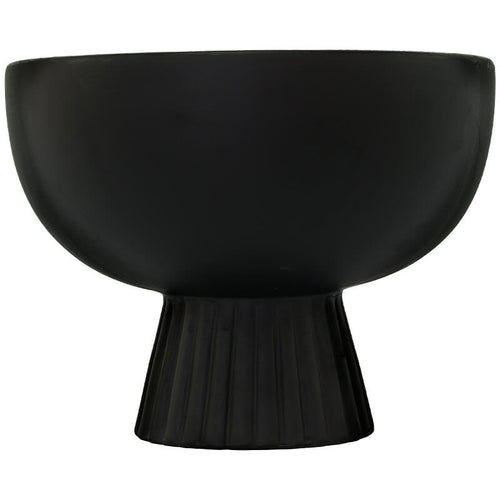 BLACK FTD DECOR BOWL 18X24X24CM