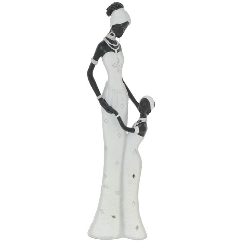 MOTSWARI MOTHER WITH CHILD 42CM