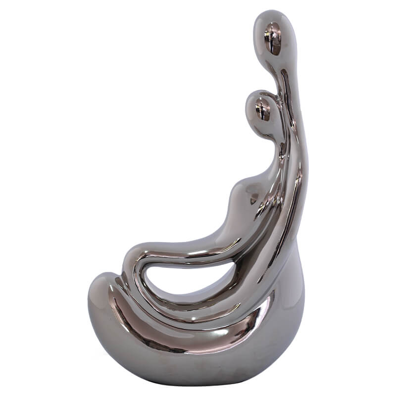 STATUE MOTHER AND CHILD 32CM