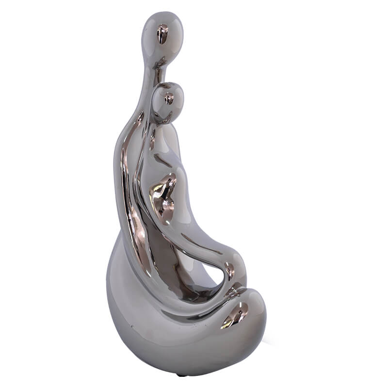 STATUE MOTHER AND CHILD 32CM