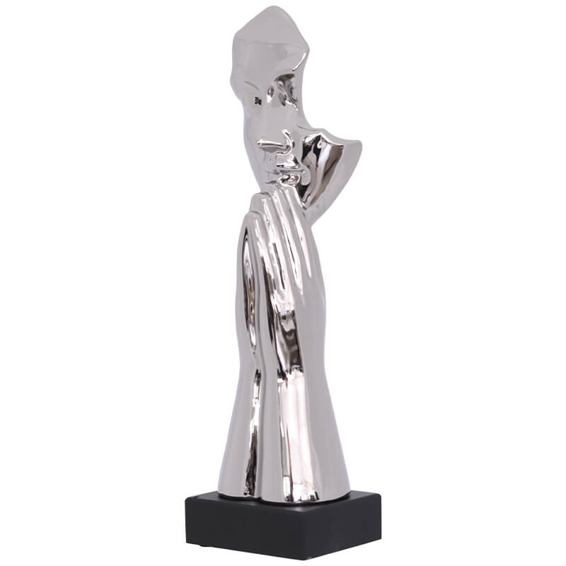 SILVER THINKING MAN 41CM