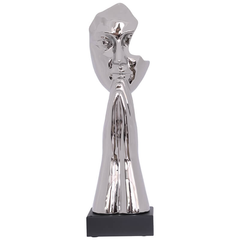 SILVER THINKING MAN 41CM