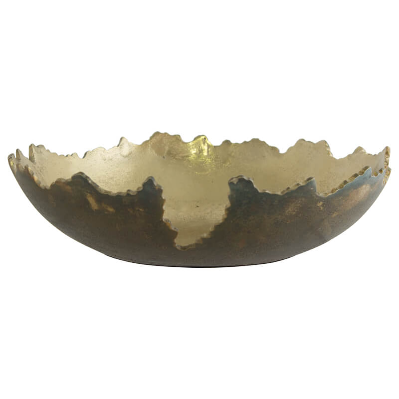 CRATER TWO-TONE GOLD DISPLAY 32CM