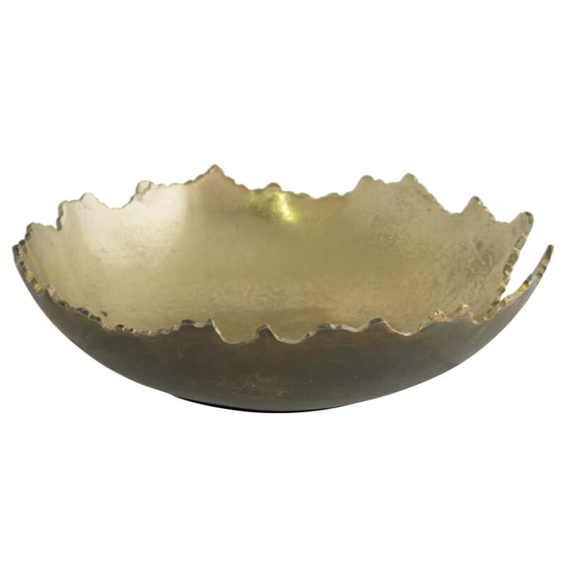 CRATER TWO-TONE GOLD DISPLAY 32CM
