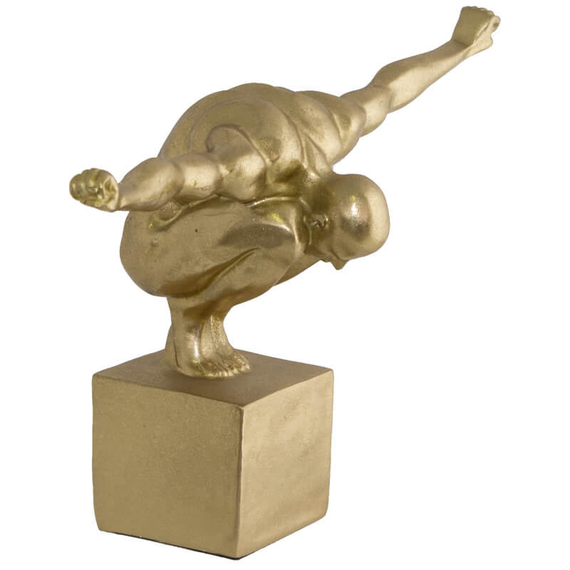 SPORTMAN ON PLINTH 32X13X21CM