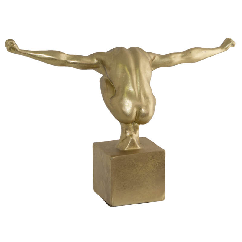 SPORTMAN ON PLINTH 32X13X21CM