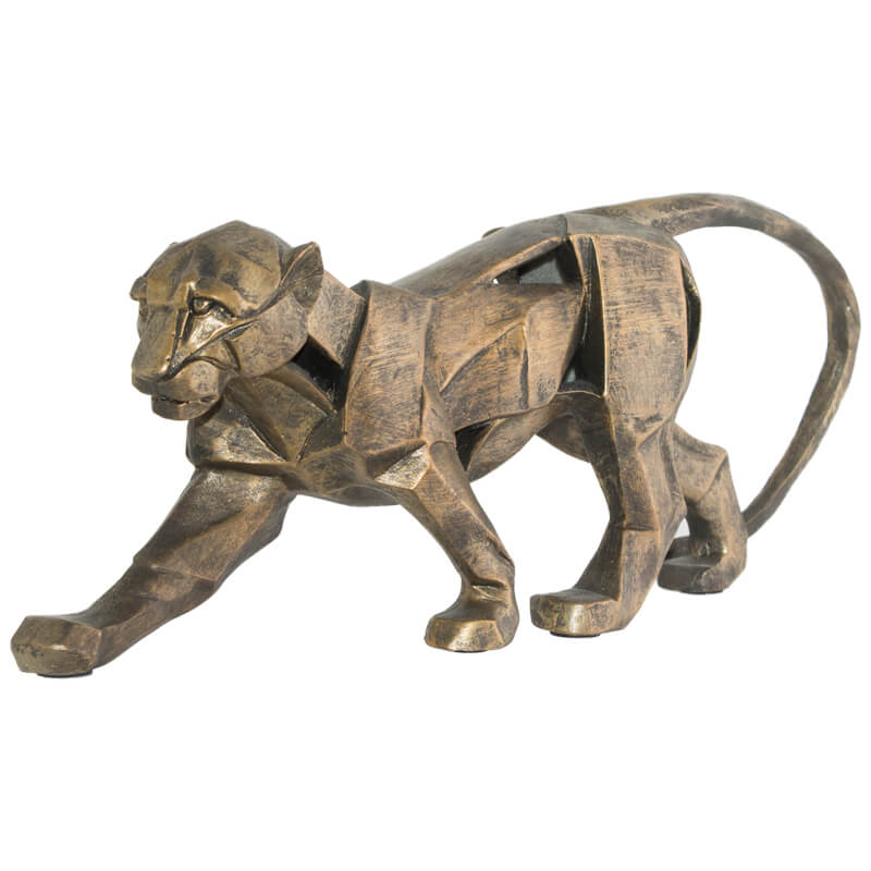 FACET LEOPARD ANT BRONZE 47X10X18