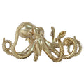 GOLD OCTOPUS 13X26X27CM