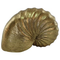 GOLD NAUTILUS SHELL 15CM