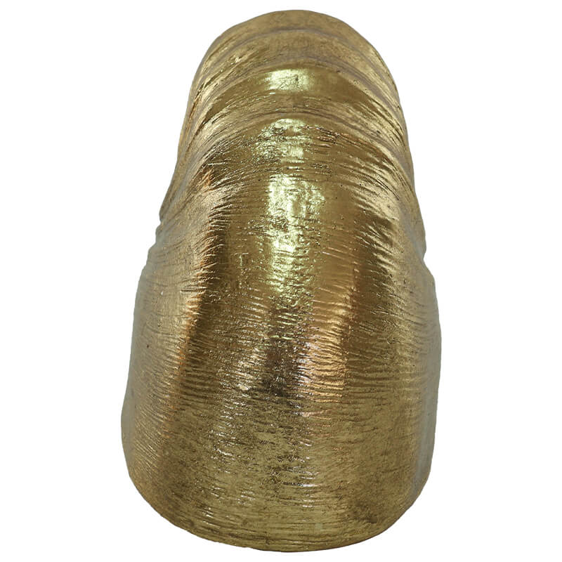 GOLD NAUTILUS SHELL 15CM
