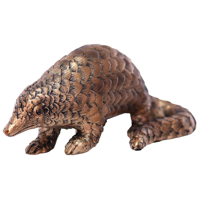 BRONZE PANGOLIN 19CM