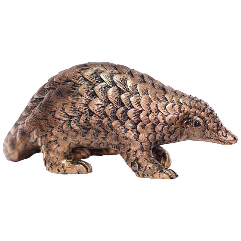 BRONZE PANGOLIN 19CM