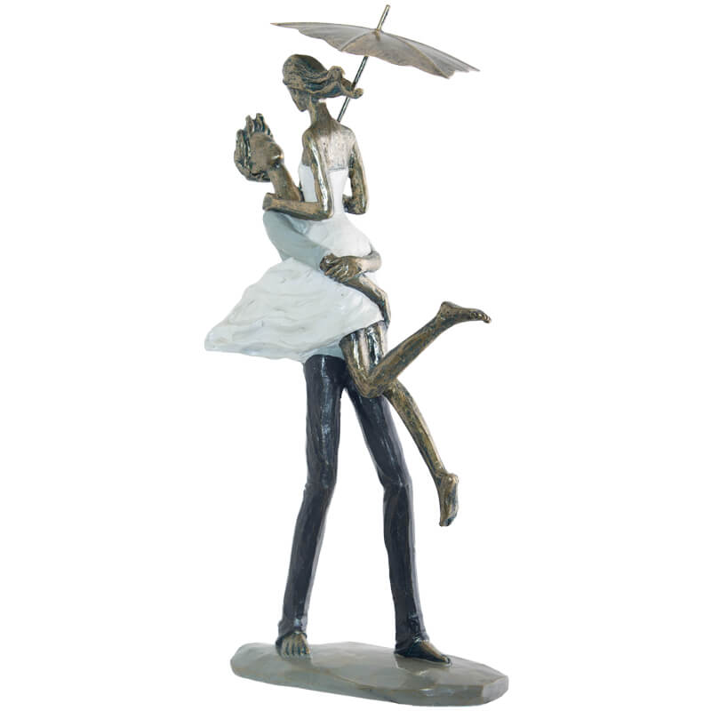 LOVERS WITH UMBRELLA 36CM