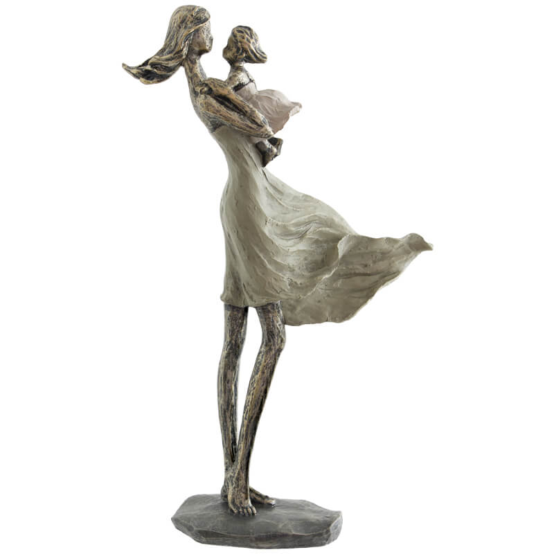 MOTHER AND CHILD PEARL DRESS 31CM