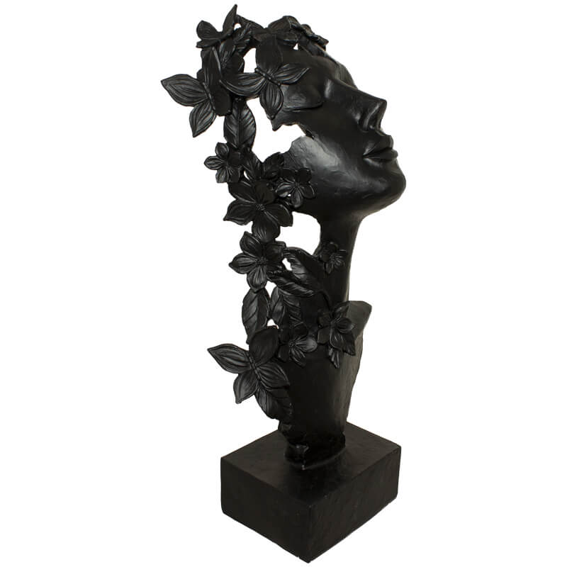 LADY BUTTERFLY ON PLINTH 50CM