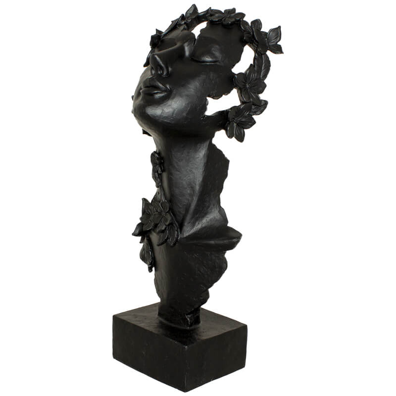 LADY BUTTERFLY ON PLINTH 50CM