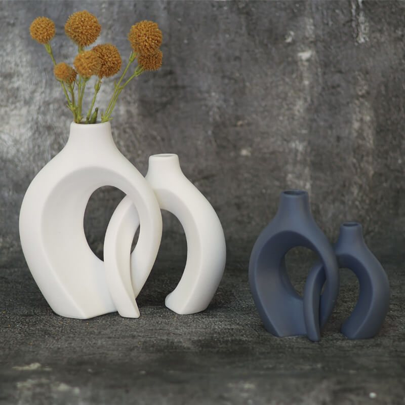 TISTA VASE SET/2 16/12CM