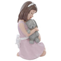 GIRL WITH TEDDY BEAR 13CM