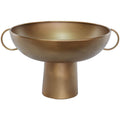 LOMBI FTD HANDLED COMPOTE MATT GOLD 21CM